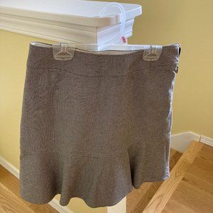 Checkered high waist skirt